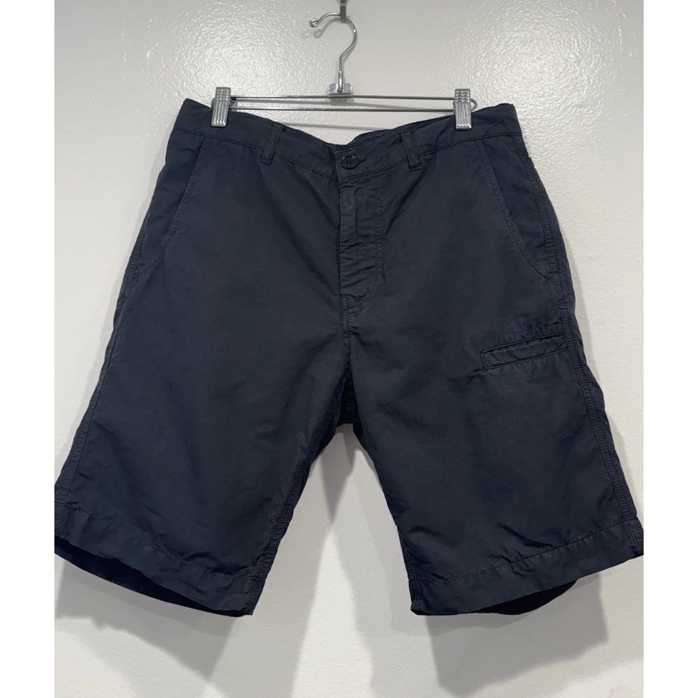 ASPESI Cotton Linen Blend Bermuda Twill Shorts Size 46 Casual Side Pocket